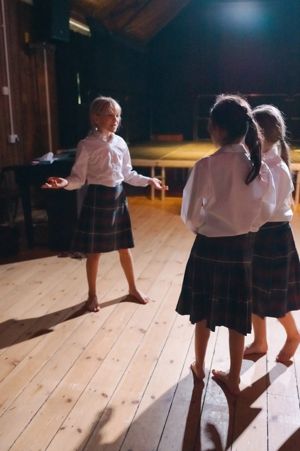 Pupils in a drama class Image of pupils in a drama class