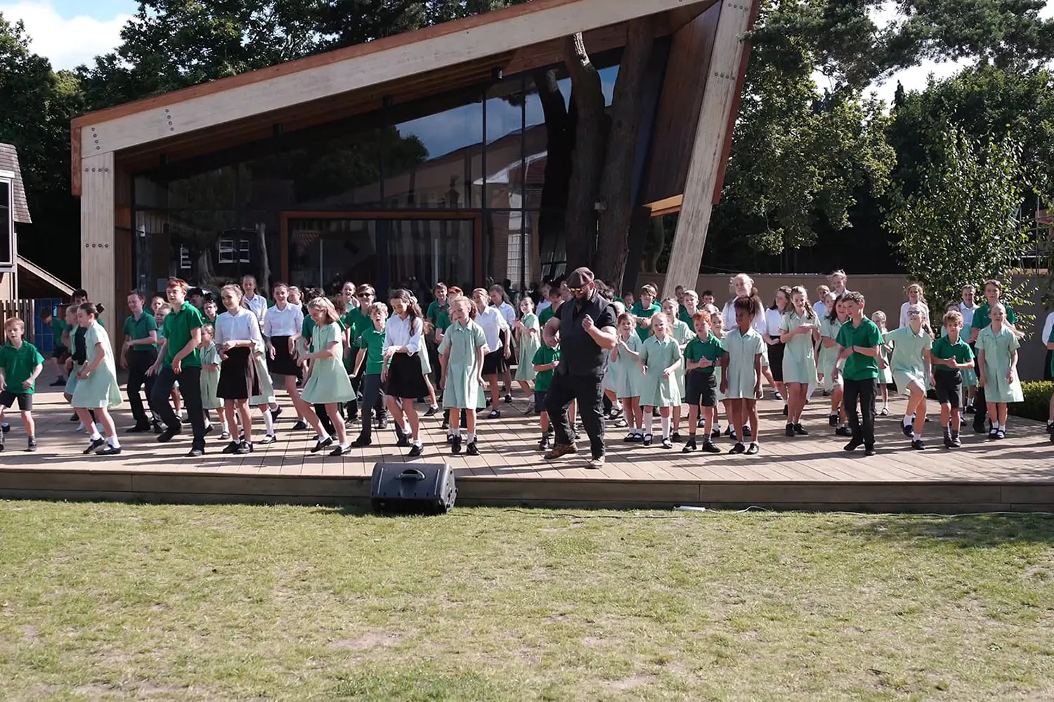 Photo of School children outdoors