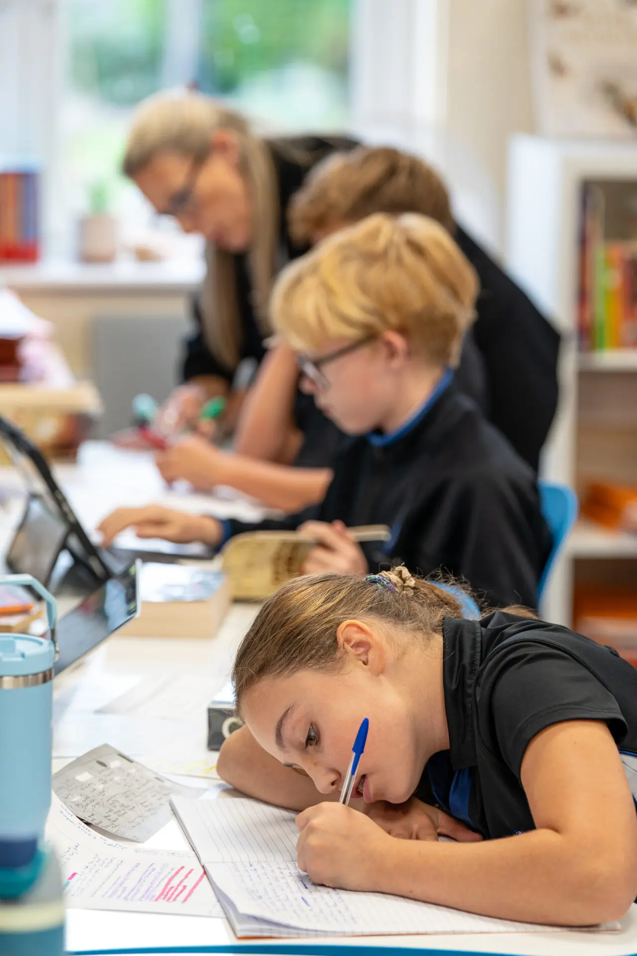 251008_1572 Image of an Amesbury teacher in class